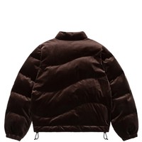 Dime Velvet Quilted Puffer (Espresso)