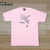 KCUF THRASHER T-SHIRT (LIGHT PINK)