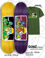 Krooked Skateboarding Gonz Stroll 8.5" x 32.18"