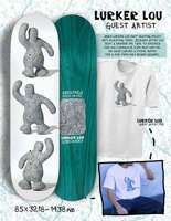 Krooked Skateboarding Lurker Lou Guest Artist 8.5" x 32.18"