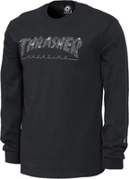 LONGSLEEVE THRASHER WEB (BLACK)