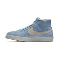 Nike SB Air Zoom Blazer Mid "Lance Mountain" QS shoes (University Blue / Light Bones - Habanero Red)