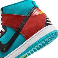 Nike SB Dunk High Decon (Turquoise Blue / Black / Rugged Orange)