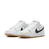 Nike SB Dunk Low Pro ISO (White / Black / Gum Light Brown)