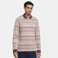 Nike SB Long-Sleeve Polo (Pink Oxford / Dark Wine / Pink Salt)