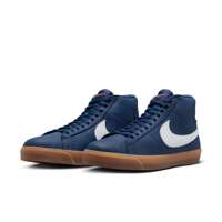 Nike SB Zoom Blazer Mid ISO (Navy / White / Navy / Gum Light Brown)