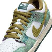 Nike SB x Alexis Sablone Dunk Low Pro (Oil Green / Desert Moss / White)