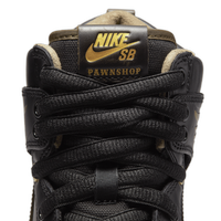 Nike SB x Pawnshop Skate Co. Dunk High OG "Old Soul" (Black/Black/Metallic Gold)