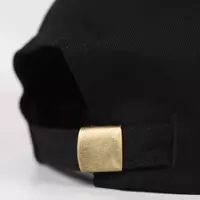 Pizza Skateboards Crest 6 Panel Hat (Black)