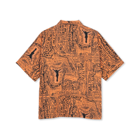 Polar Skate Co. Exist Bowling Shirt (Orange)