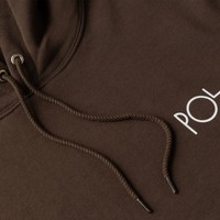 Polar Skate Co. Stroke Logo Dave Hoodie (Chocolate)