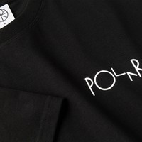 Polar Skate Co. Stroke Logo Tee (Black)