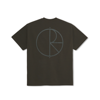 Polar Skate Co. Stroke Logo Tee (Dirty Black)