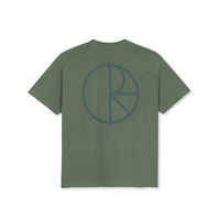 Polar Skate Co. Stroke Logo Tee (Jade Green / Dark Green)