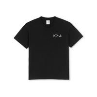 Polar Skate Co. Stroke Logo Tee Jr. (Black)