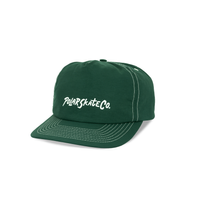 Polar Skate Co. Surf Logo Earl Cap (Dark Green)