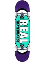 Real Skateboards Classic Oval (Purple / Blue) 8.0" Complete Skateboard