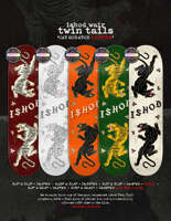 Real Skateboards Ishod Cat Scratch Glitter Twin Tail Board 8.5" x 32.25"