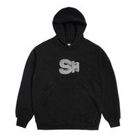 SH 3D QP Logo Embroidery Hoodie (Black)