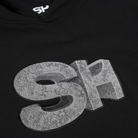 SH 3D QP Logo Embroidery Hoodie (Black)