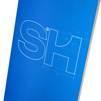 SH QP Logo Blueprint Board (Blue/White)