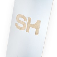 SH QP Logo board (White / Wood)