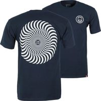 Spitfire Classic Swirl T-Shirt (Navy/Raw Discharge)