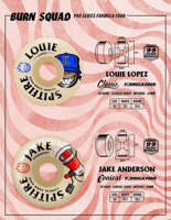 Spitfire Wheels Formula Four Jake Burn Squad Conical 99DU 54 mm