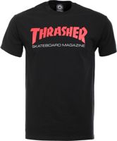 THRASHER TWO TONE SKATE MAG LOGO T-SHIRT (BLACK)