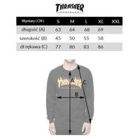 Thrasher Flame Logo Longsleeve (Black)