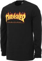 Thrasher Flame Logo Longsleeve (Black)