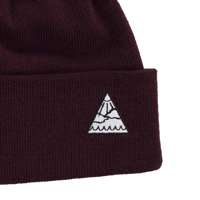 Youth Skateboards Triangle Plain Beanie (Burgundy)