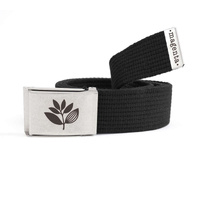 Magenta Buckle Up Belt (Black)