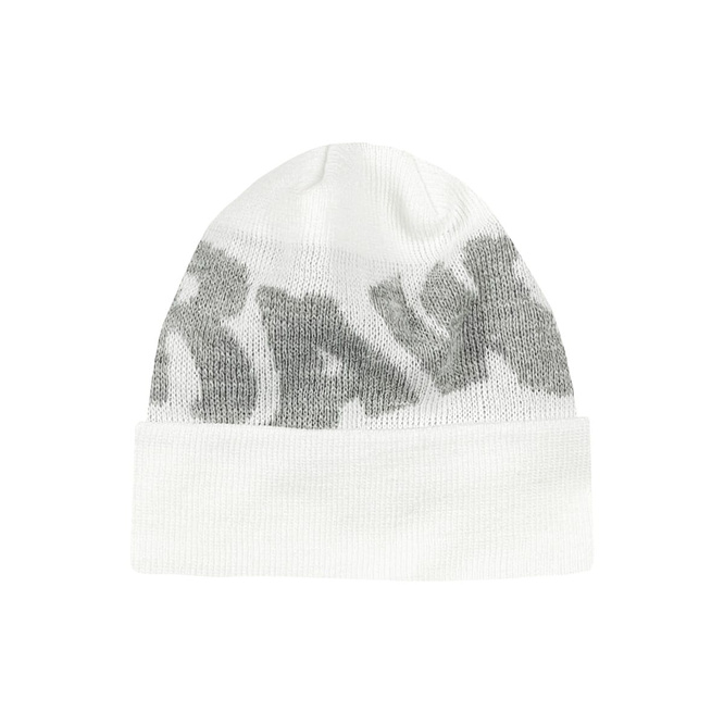 Raw Hide OG Logo Beanie (White)
