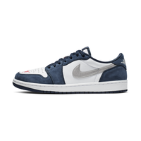 Buty Nike SB Air Jordan 1 Low (Midnight Navy / Metallic Silver / White)