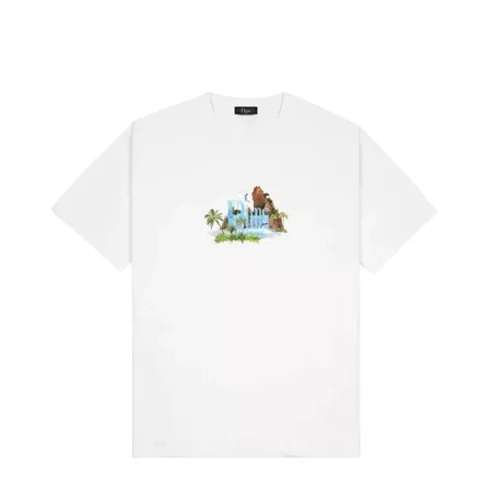 Dime Classic Waterfall T-Shirt (White)