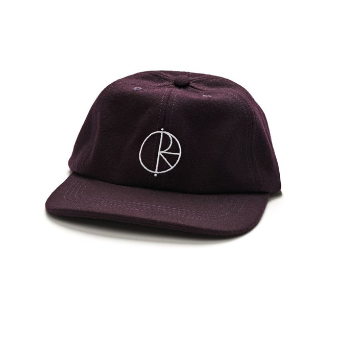 CZAPKA Z DASZKIEM POLAR SKATE CO. WOOL CAP (AUBURGINE)