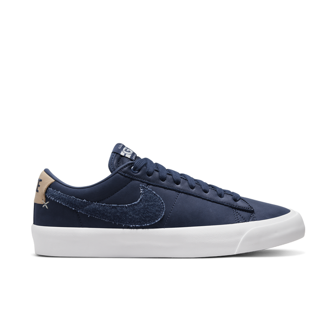 Nike SB Zoom Blazer Low Pro GT Premium (Midnight Navy / White)
