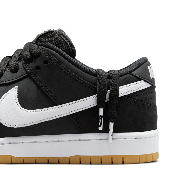 Nike SB Dunk Low Pro ISO (Black / White / Gum Light Brown)