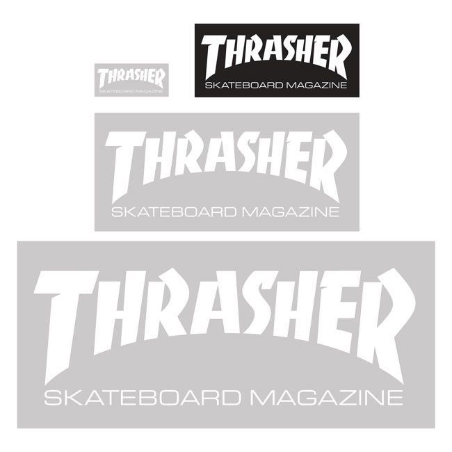 Naklejka Thrasher Skate Mag STANDARD (Black)