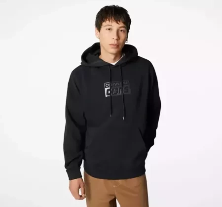 CONS Fleece Pullover Hoodie (Black)