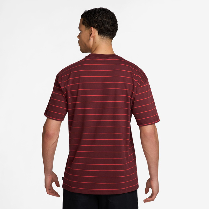 Nike SB Stripe Tee (Dark Team Red)