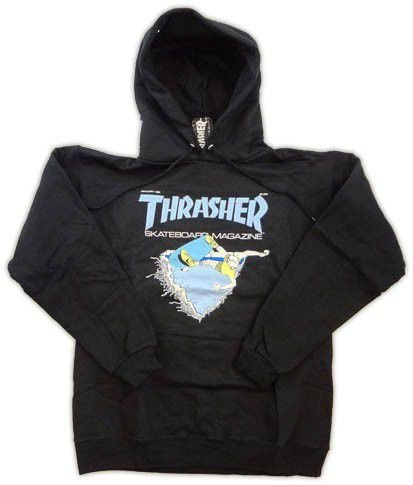 Bluza z kapturem Thrasher First Cover Hood Black