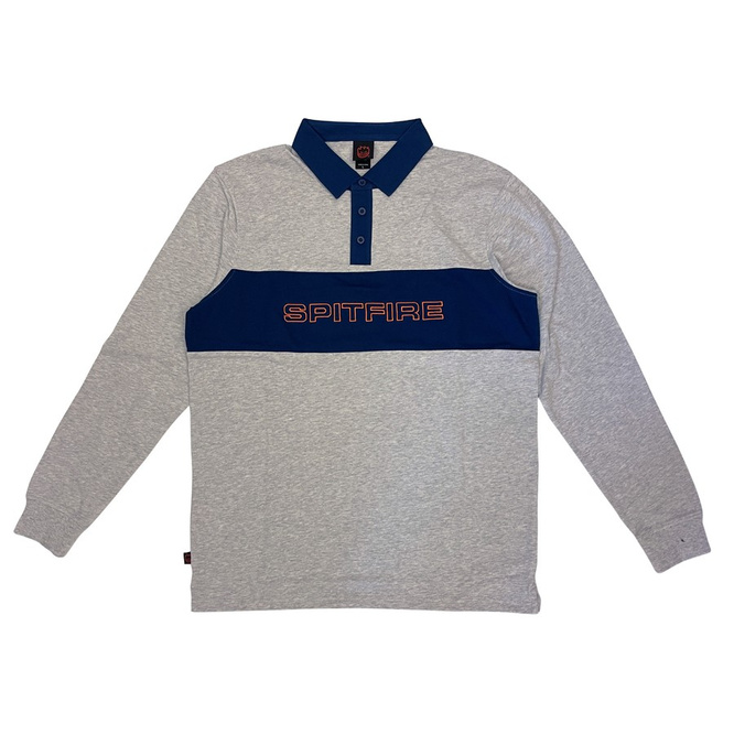 Spitfire Geary Rugby (Heather / Navy)