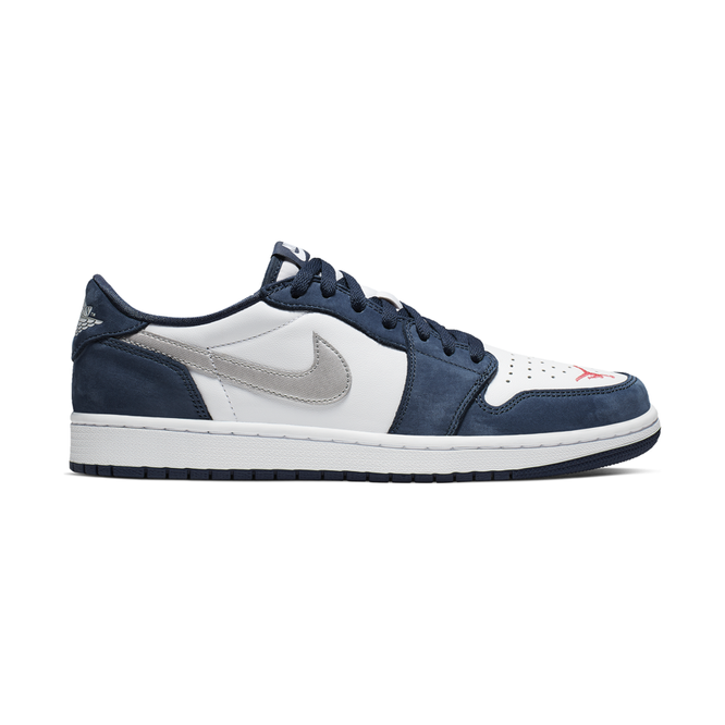 Buty Nike SB Air Jordan 1 Low (Midnight Navy / Metallic Silver / White)