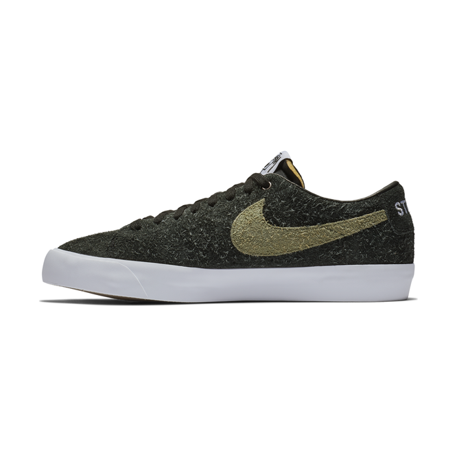 Buty Nike SB X Stussy Blazer Lw QS (Black / Palm Green)
