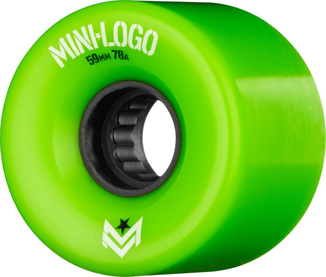 MINI LOGO AWOL A-CUT GREEN WHEELS 78A 59 MM
