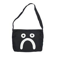 POLAR SKATE CO. BAG HAPPY SAD TOTE BAG (BLACK)