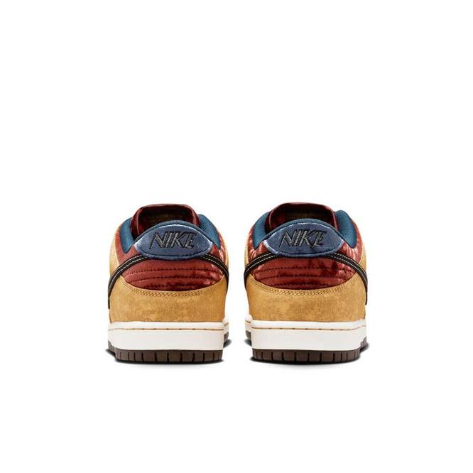 Nike SB Dunk Low Pro (Celestial Gold / Black / Dark Team Red)