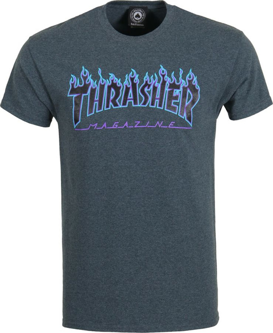 Koszulka Thrasher Flame Logo (Dark Heather)